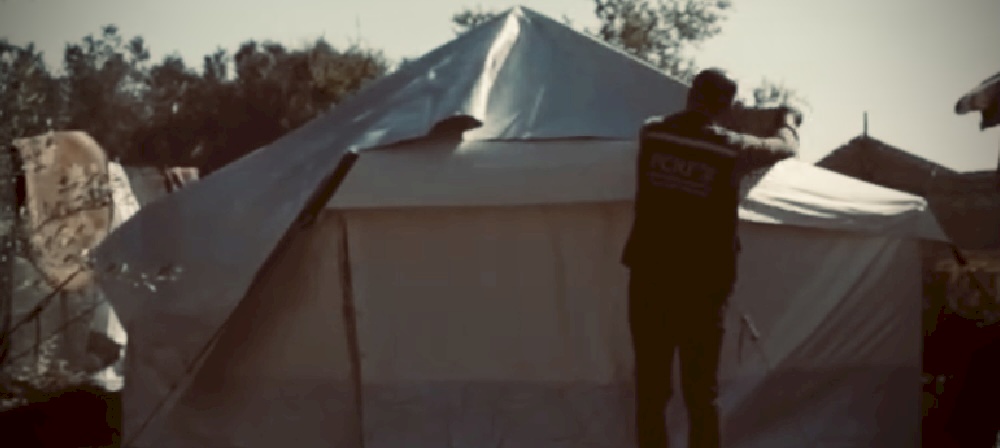 Providing Tents to Support Families Through Winter