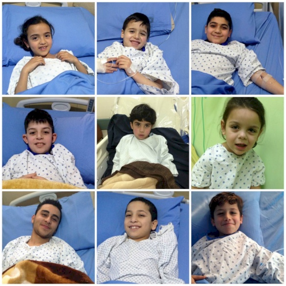 Nine Syrian Refugee Children Treated in Lebanon