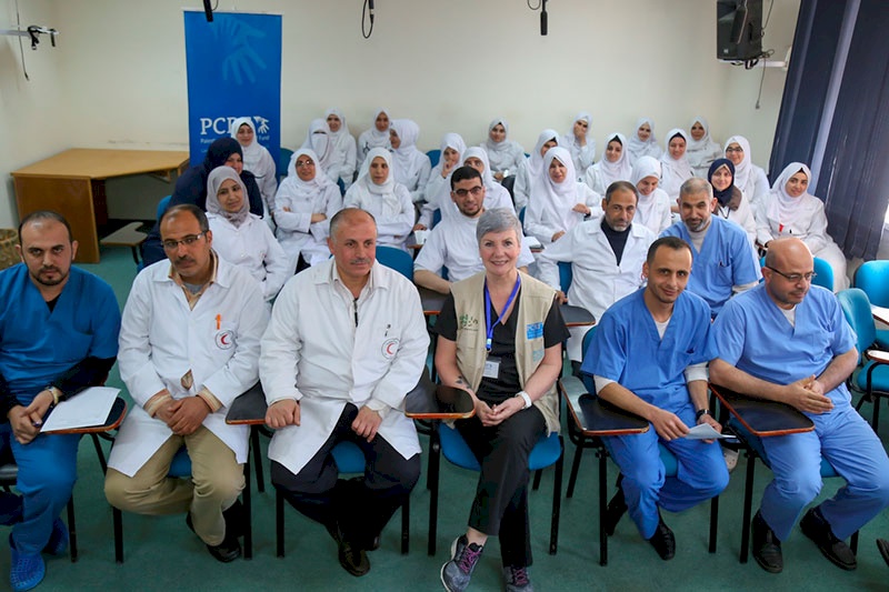 Canadian Nurse Provides Training and Teaching in Gaza