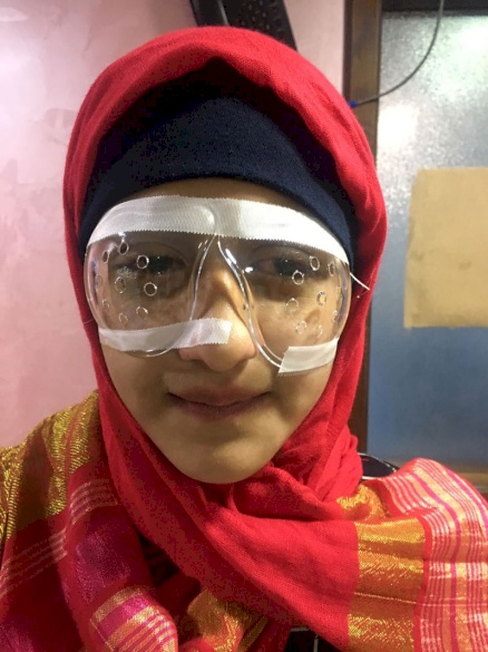 Palestinian Refugee Sponsored for Eye Surgery in Jordan