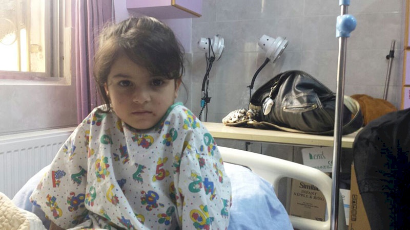Syrian Girl has Surgery in Jordan