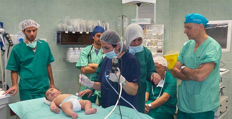 Italian Pediatric Tracheal and Pulmonary Team Starts Surgery