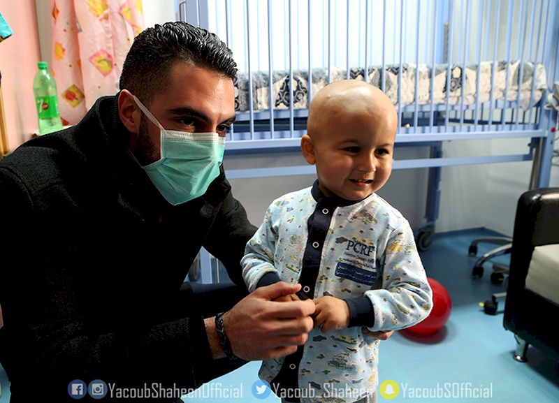 Arab Idol Winner Yacoub Shaheen Visits PCRF Cancer Department