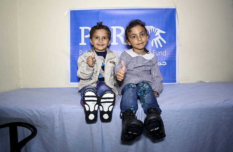 Medical Shoes Distributed to Poor Children in Northern Gaza