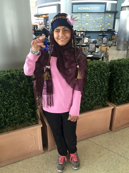 Burned Girl Returns Home to Gaza after Surgery in Boston