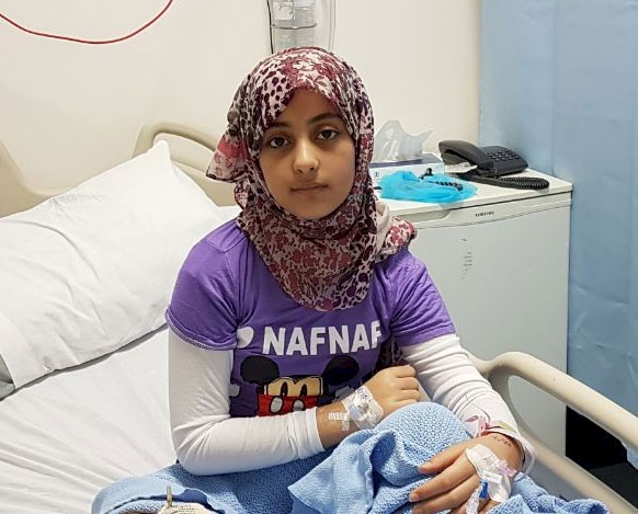 Syrian Refugee Underwent Surgery in Jordan