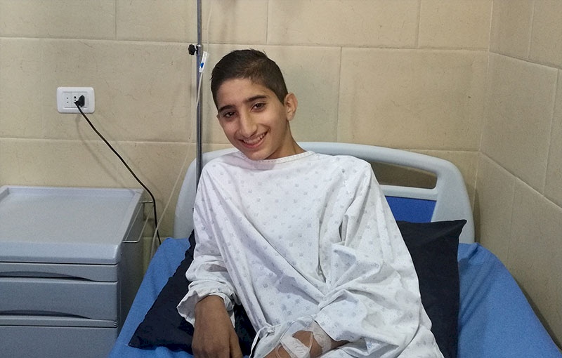 Syrian Teen underwent Surgery in Lebanon