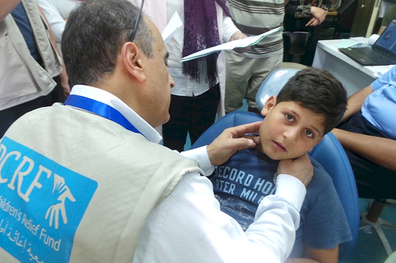 German Maxillofacial Team Operates in Gaza