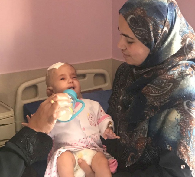 PCRF Sponsors Syrian Infant for Surgery in Jordan