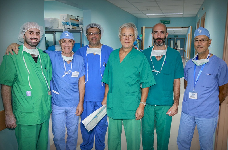 Italian Thoracic Surgery Mission Arrives in Gaza