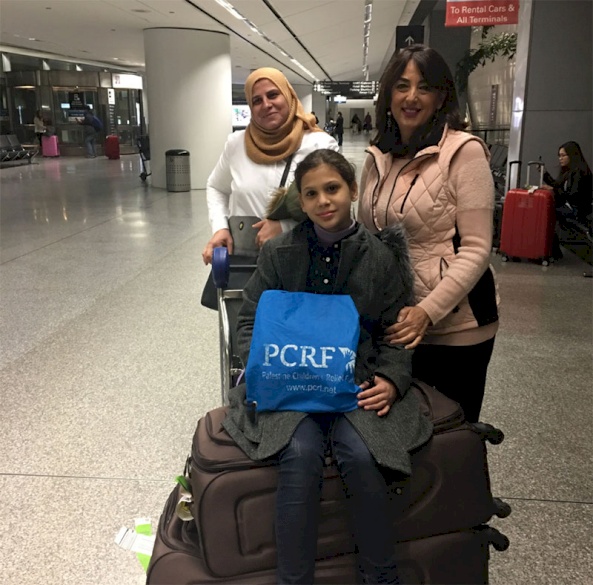 Hebron Girl Returns to California for Surgery