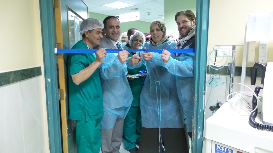PCRF Sponsors the Opening of the Jenin Recovery Room