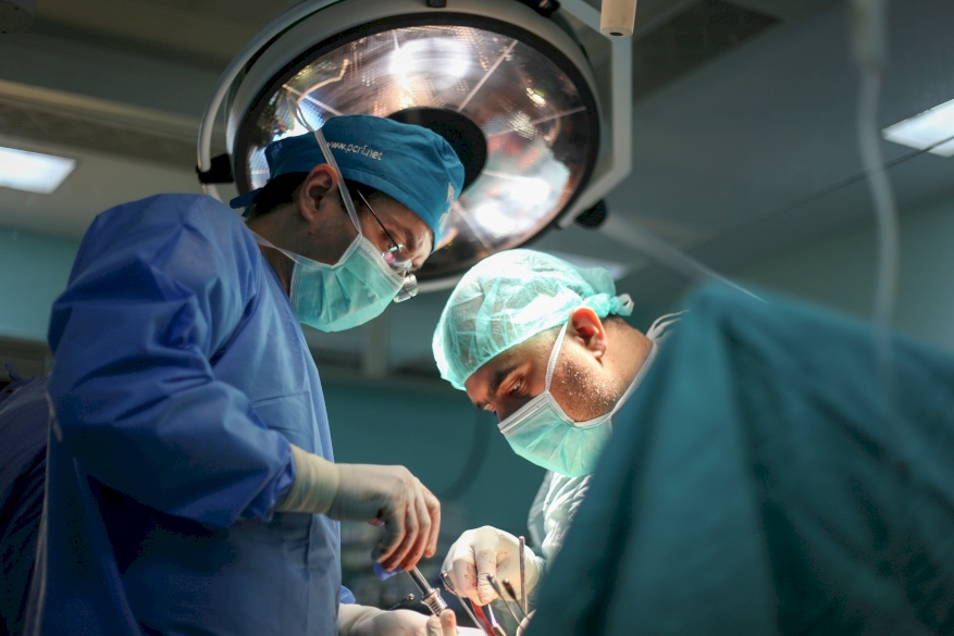 German Spine Surgery Arrives in Gaza