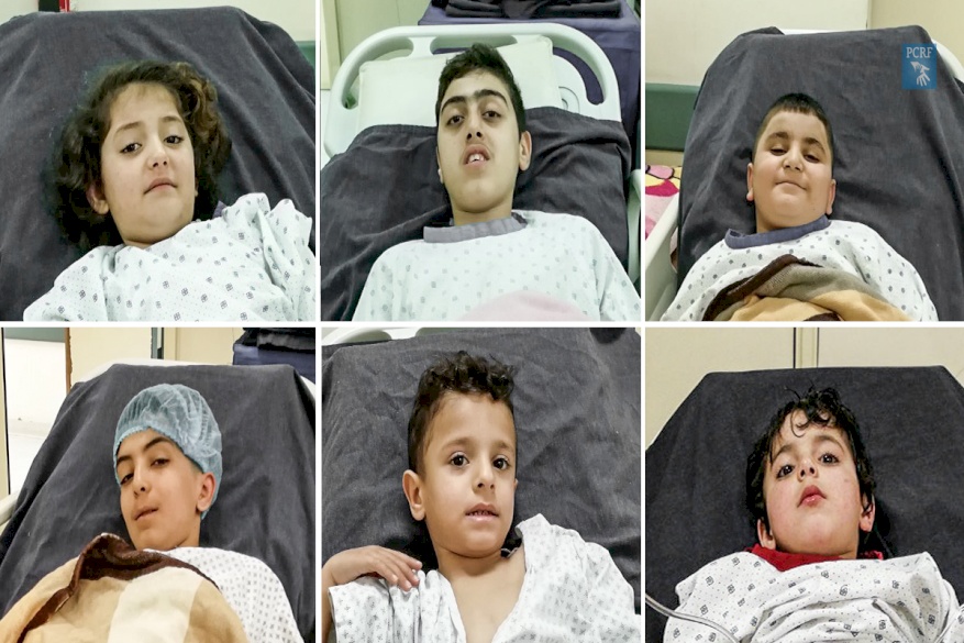 Six Syrian Children from Aleppo Sponsored for Surgery in Lebanon