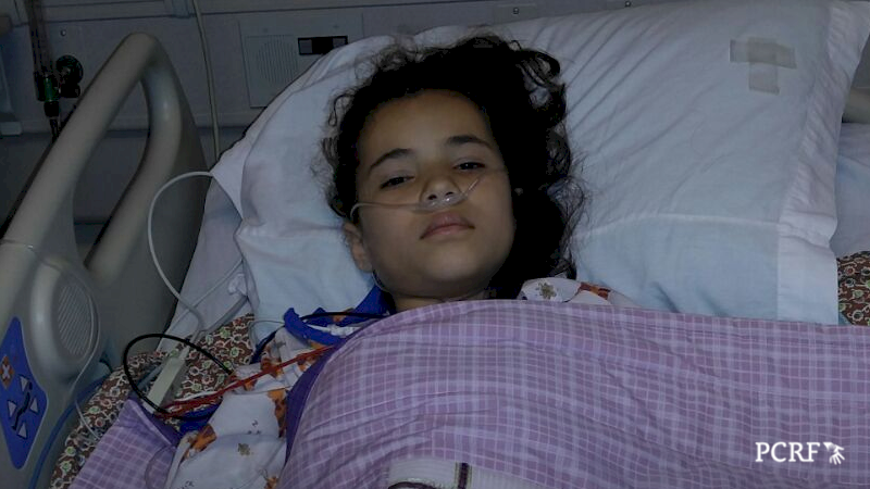 Gazan Girl Recovering from Surgery South Carolina