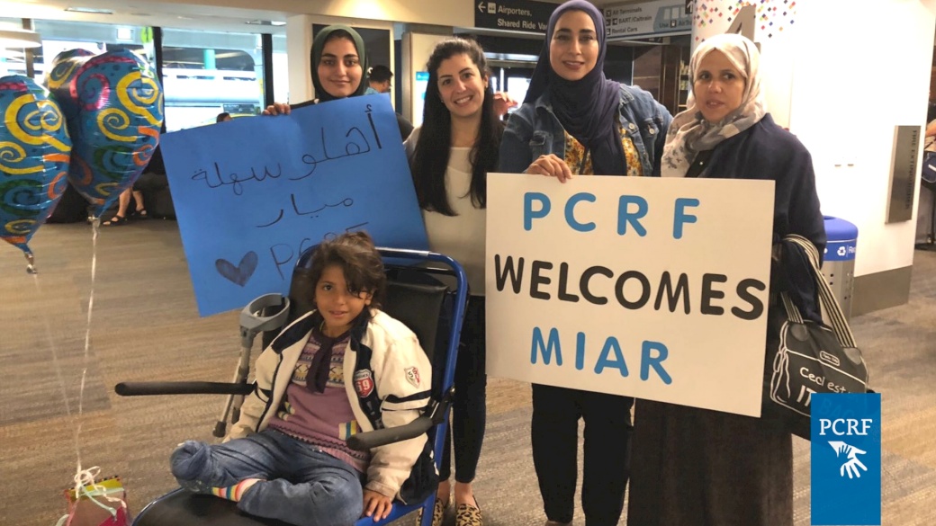 Young Gaza Girl Arrives in San Francisco for Prosthetic