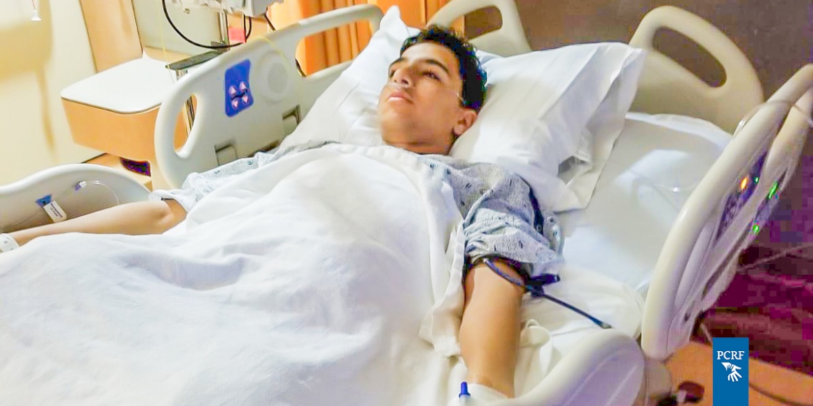 Gazan Boy Recovering from Surgery