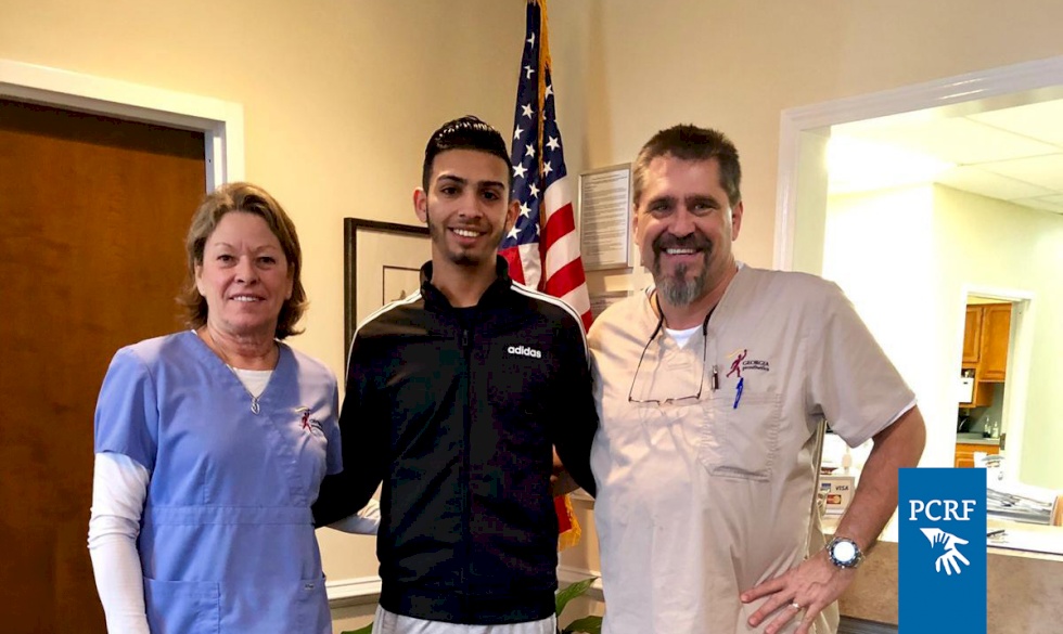 Injured Gaza Amputee Returns Home