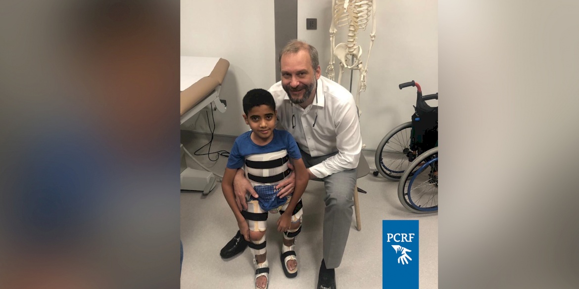 Palestinian Boy being Treated in Dubai Takes First Steps