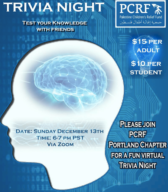 PCRF-Portland Chapter Virtual Trivia Night