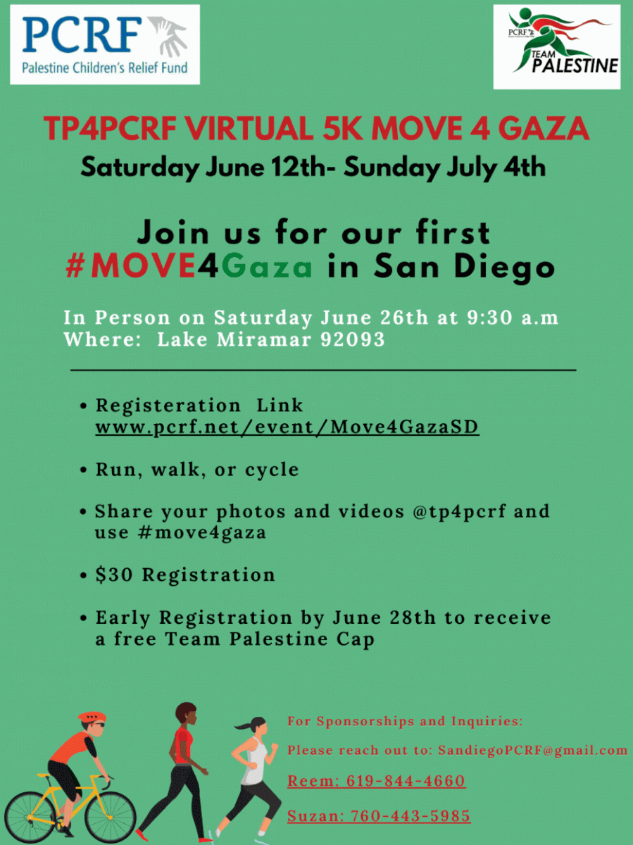 San Diego Move for Gaza 5K