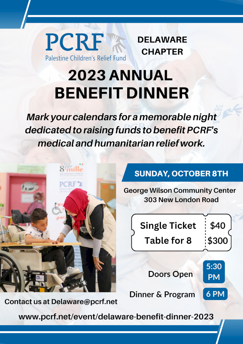 PCRF - Delaware Annual Benefit Dinner 2023