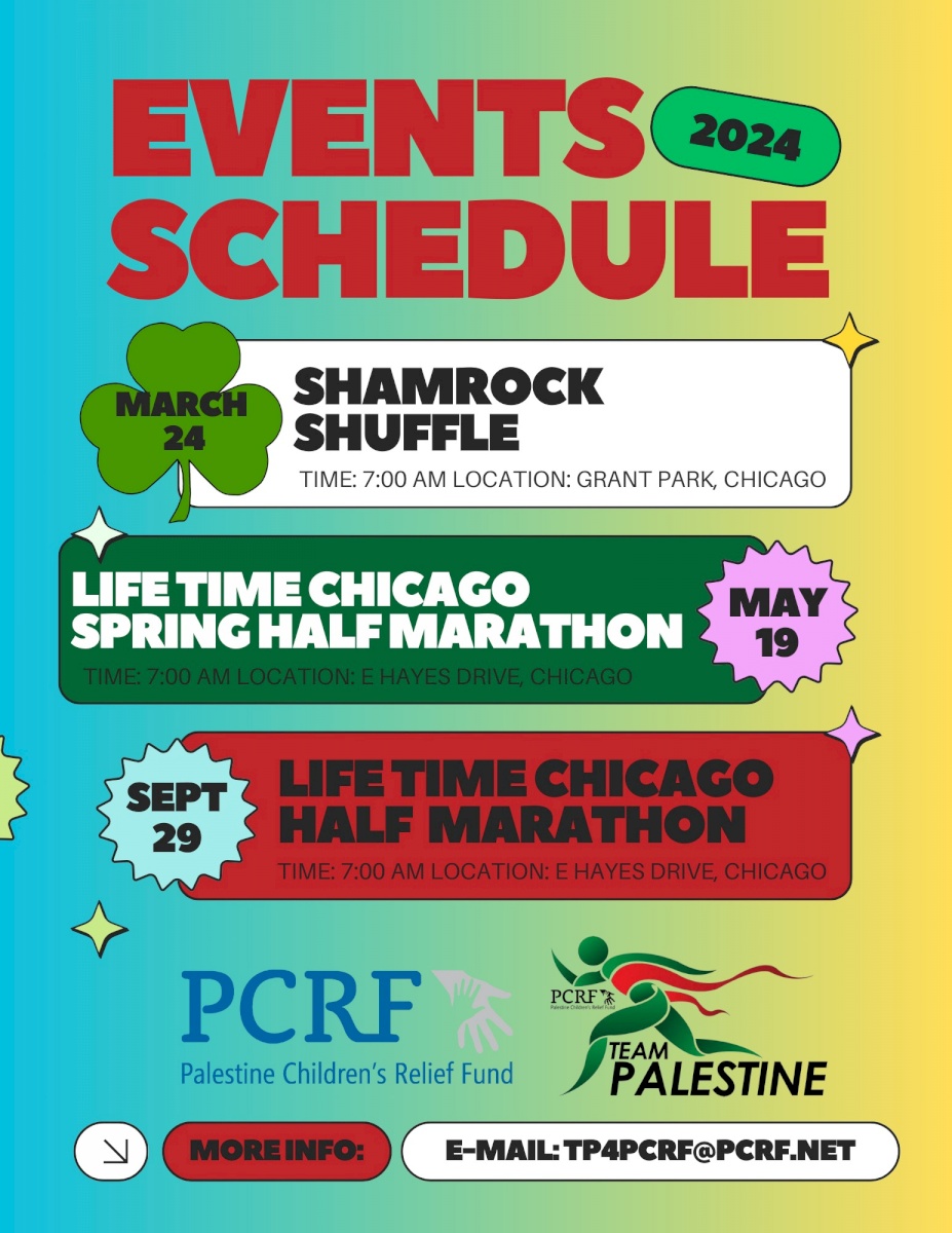 TP4PCRF – 2024 Chicago Races: Fundraise for Gaza