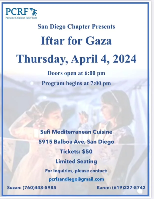 PCRF San Diego Ramadan Iftar 2024
