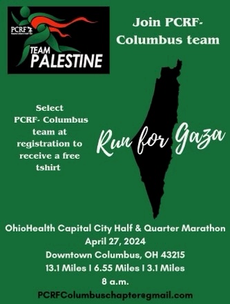 PCRF – Columbus - Run For Gaza 2024