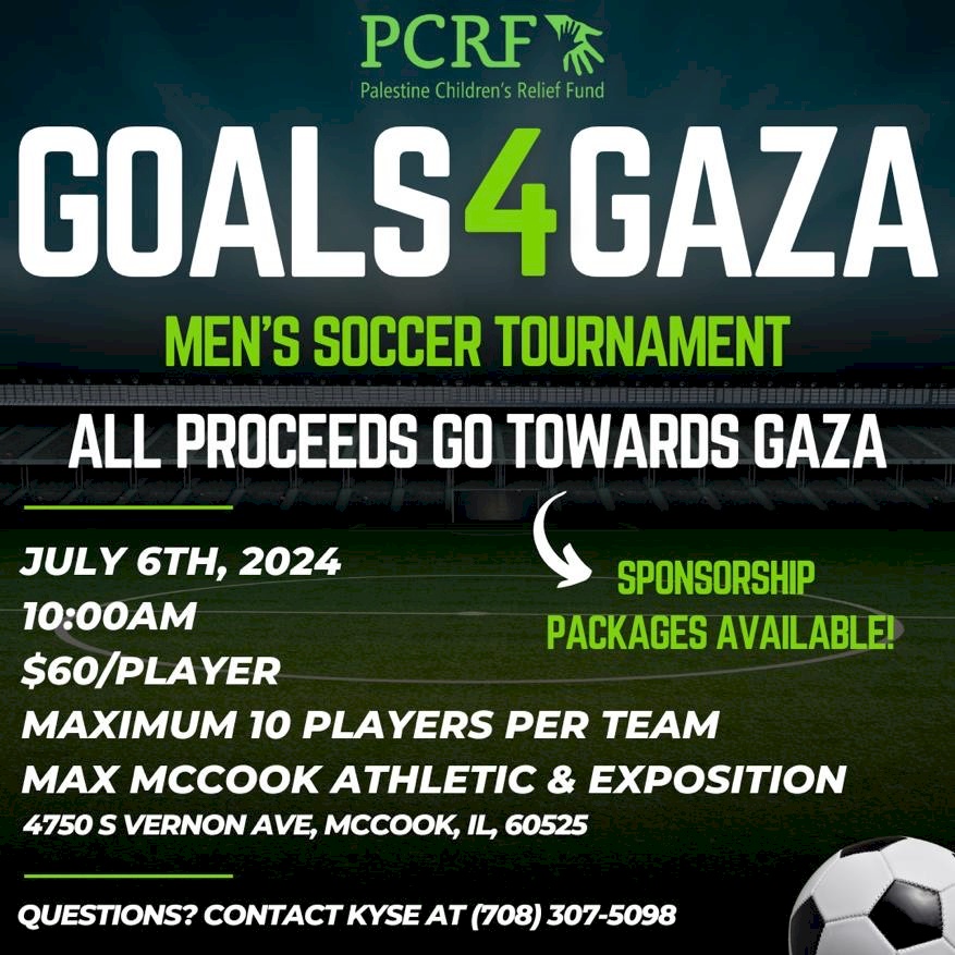PCRF - Chicago GOALS FOR GAZA 2024
