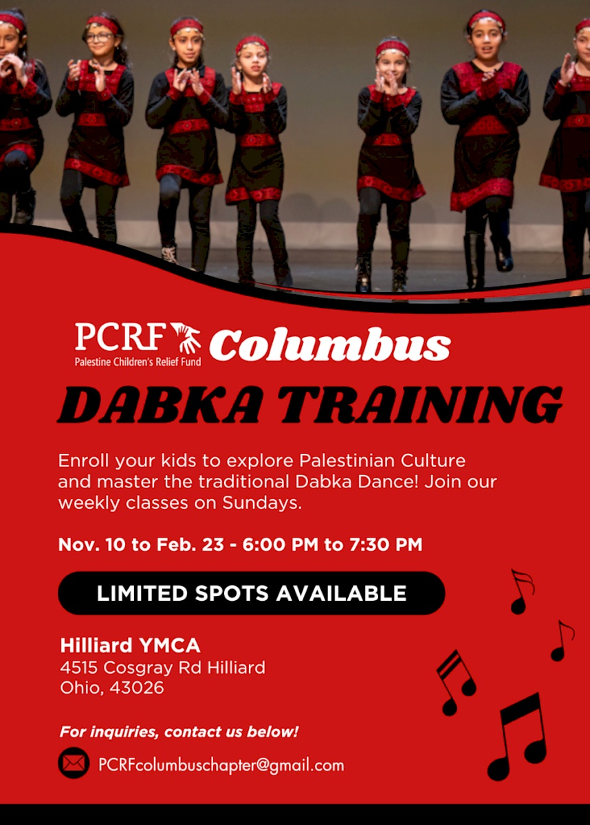 PCRF-Columbus Dabka Training 2024-2025