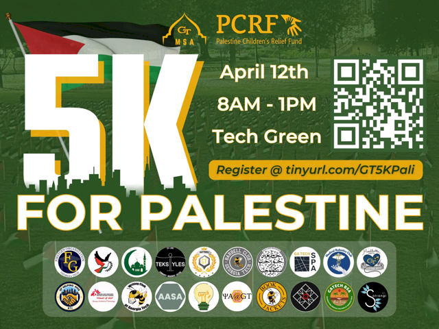 PCRF - Georgia Tech MSA 5K for Palestine 2025