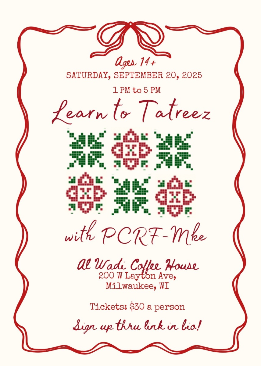 PCRF - Milwaukee Learn to Tatreez 2025